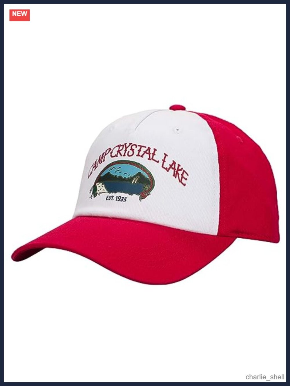 Camp Crystal Lake Horror Movie Adjustable Soft Hat Slide Closure